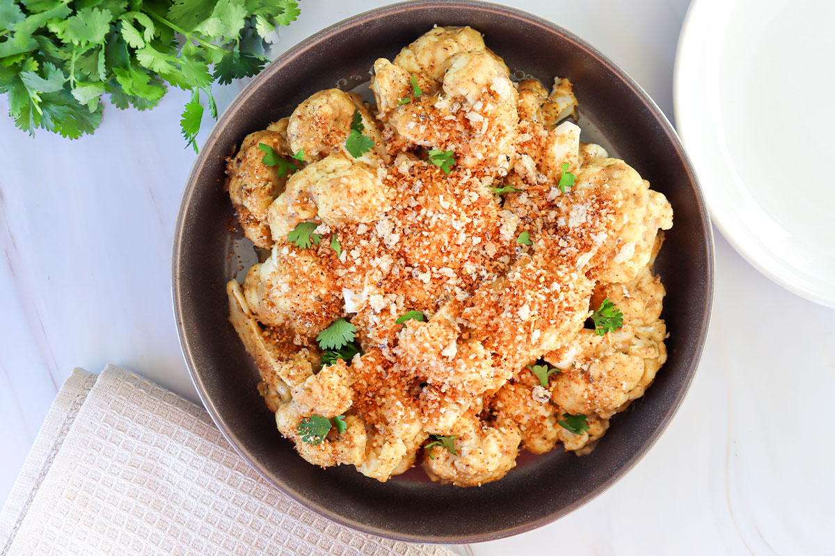 Coliflor gratinado